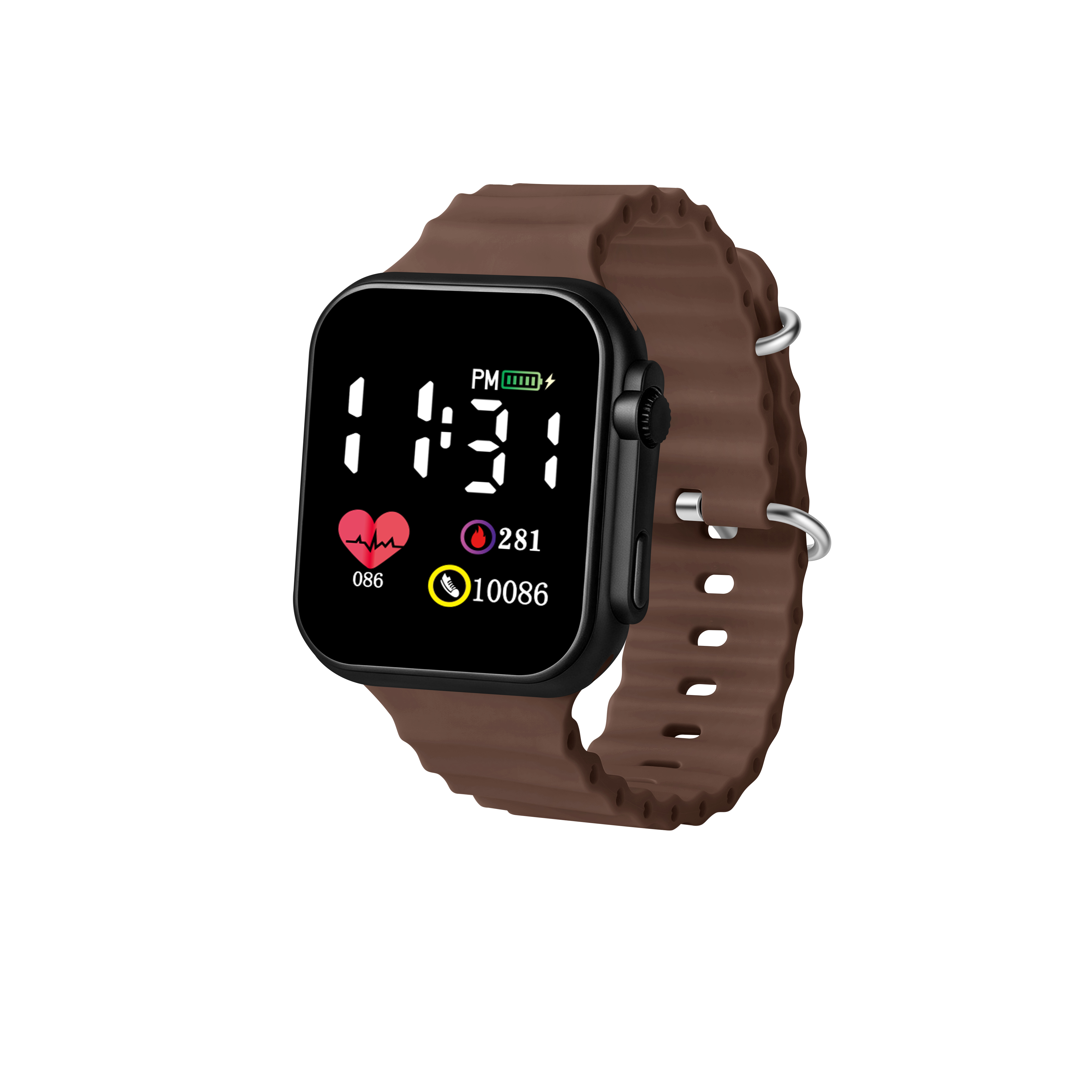 BYH-26-13 reloj de toque de moda multicolor opcional diseño simple pantalla digital verde adecuado para uso diario comercio exterior al por mayor simple LED relojes electrónicos para hombres y mujeres estudiantes tendencia universal Item Picture