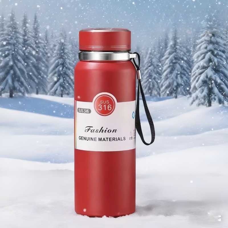 Gran capacidad de acero inoxidable 316 tazas térmicas inteligentes con té calentador solar al aire libre portátil montaña deportes kettle Application Scenario
