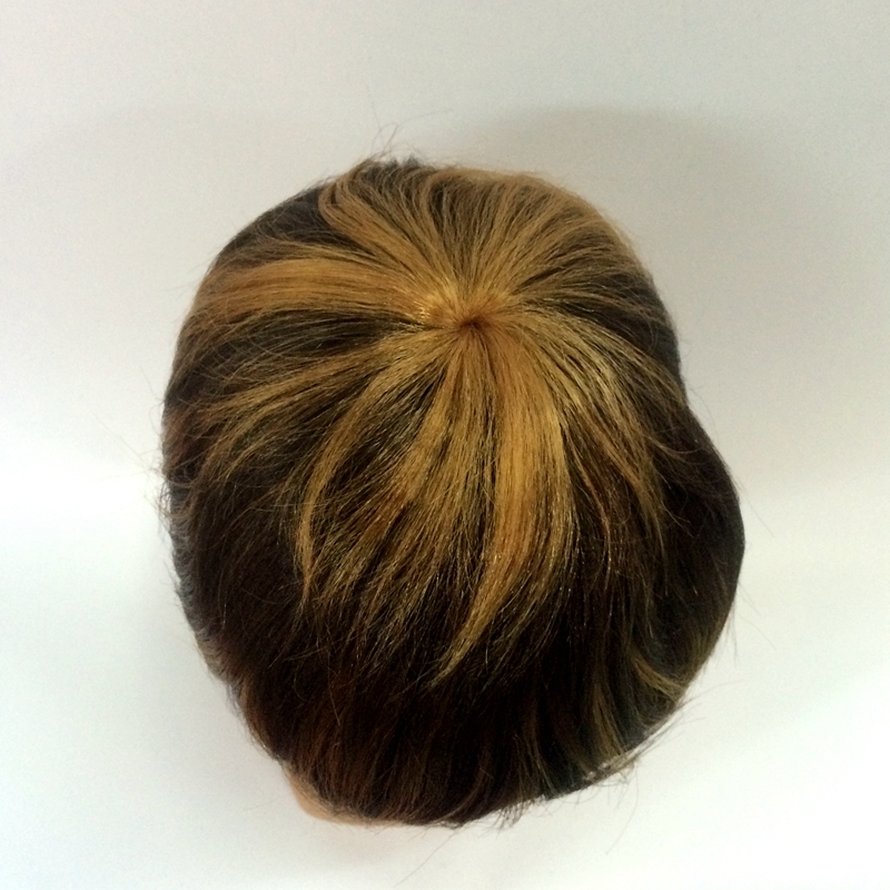 Two-color men's short wigs for export, various types of men's wig covers Application Scenario