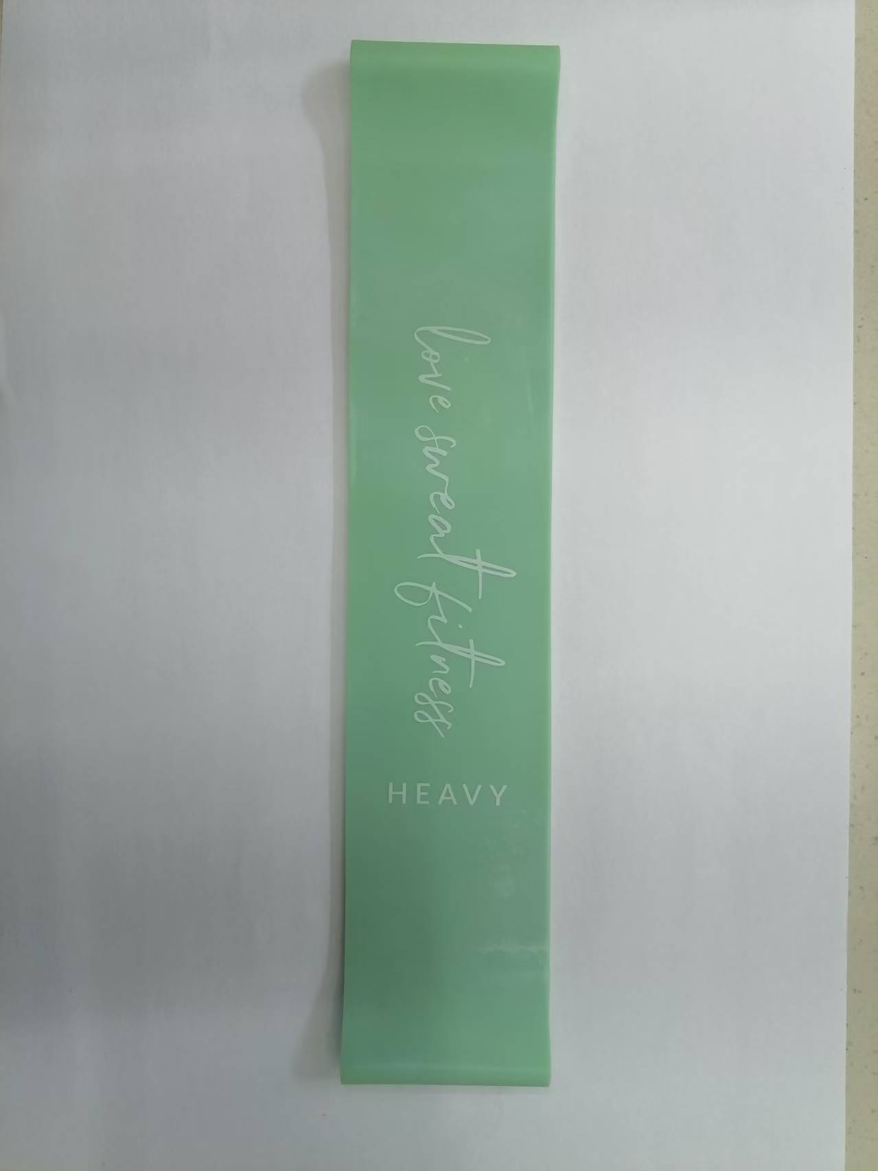 Light green elastic bands, fitness resistance bands, yoga Pilates training bands, high-elasticity anti-slip pic 1