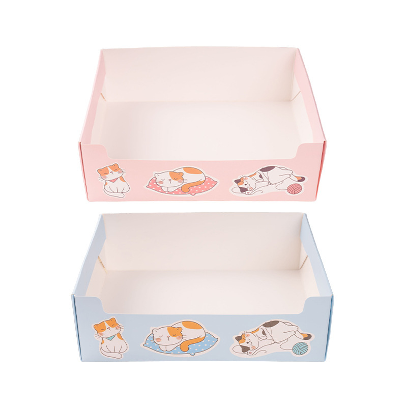 Una vez tipo lavabo portátil de la arena del gato para salir de viaje plegable lavabo de la arena del gato de la capacidad grande engrosado home productos del gato baño del gato Item Picture