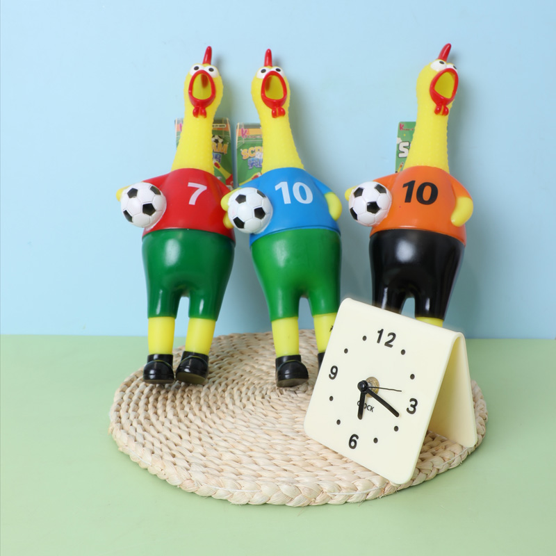 World Cup cheering tool, Football Screaming chicken, stress-relieving tool, release stress and soothe mood, figurine decoration Specification image