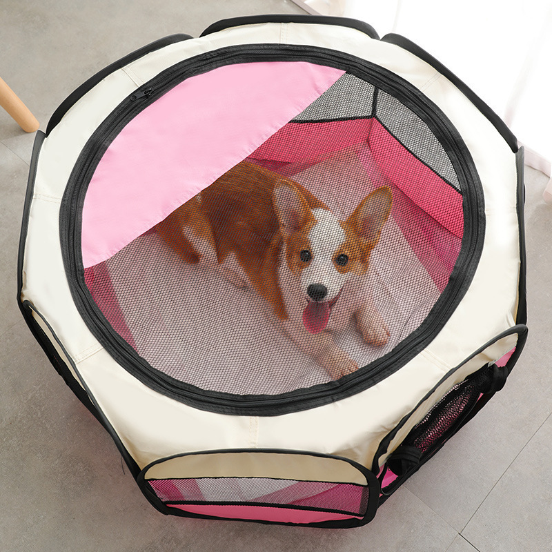 Sala de parto para gatos jaula plegable para gatos cerca de mascotas tienda de perrera para perros nido para gatos sala de parto para gatos jaula octogonal al por mayor jaulas para perros details Picture