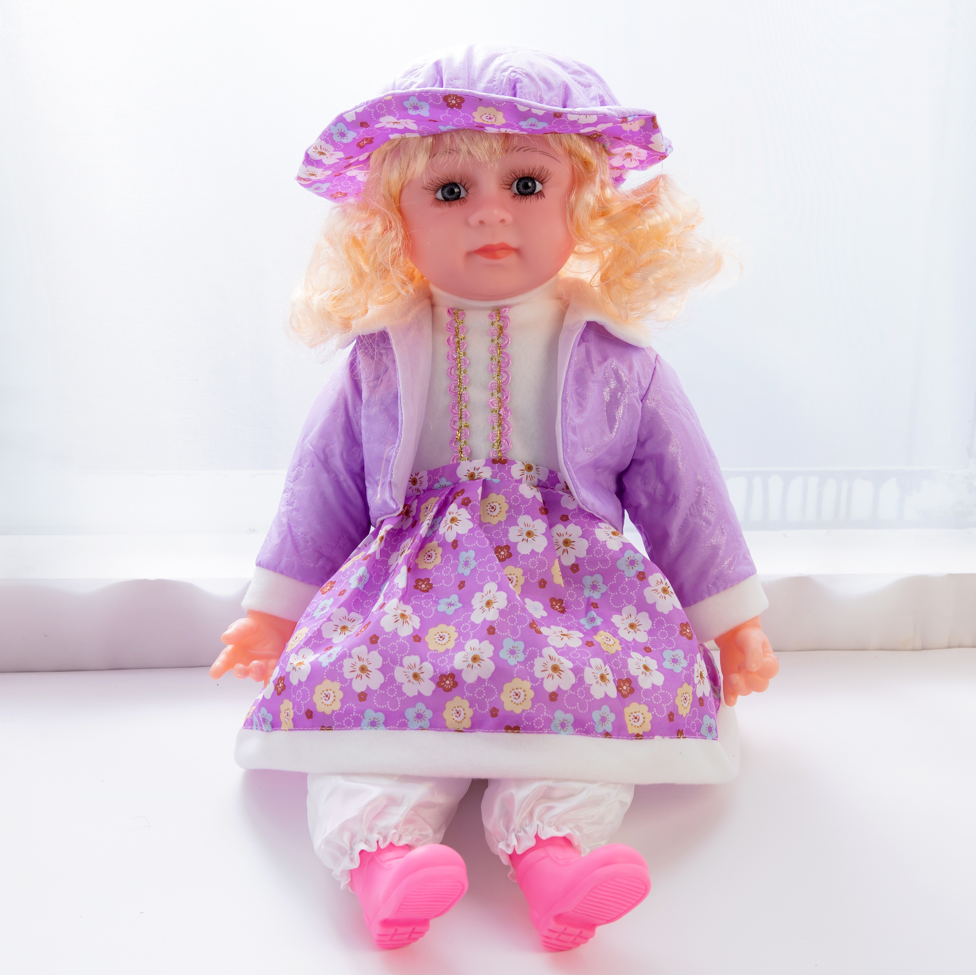 The new 24-inch music doll series of pressed cotton dolls in multi-color mixed packs is a bestseller for foreign trade Item Picture