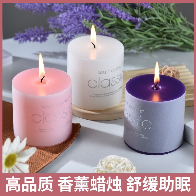 Home candles to remove smoke smell and fragrance, romantic smokeless creative essential oils, candlelight dinner Specification image