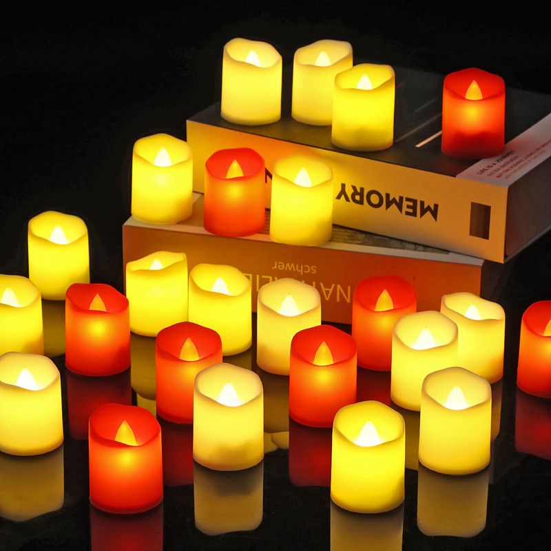 LED simulation electronic candle lighting creates an atmosphere and mood for a proposal, indoor confession, romantic scene decoration, and birthday electronic wax detail image 3