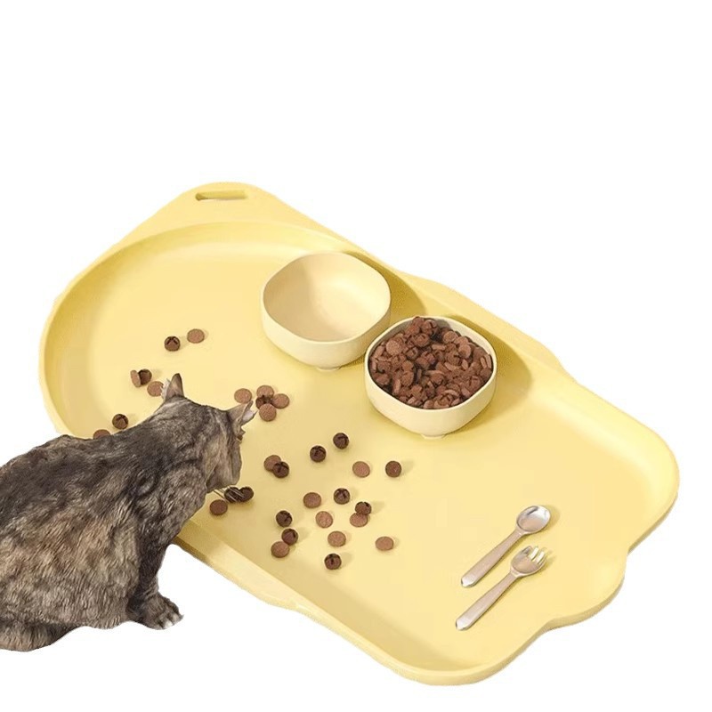 Pet-specific placemats, waterproof and anti-slip for cats, large-sized meal trays for dogs, cat food and water MATS, plate and bowl MATS Item Picture