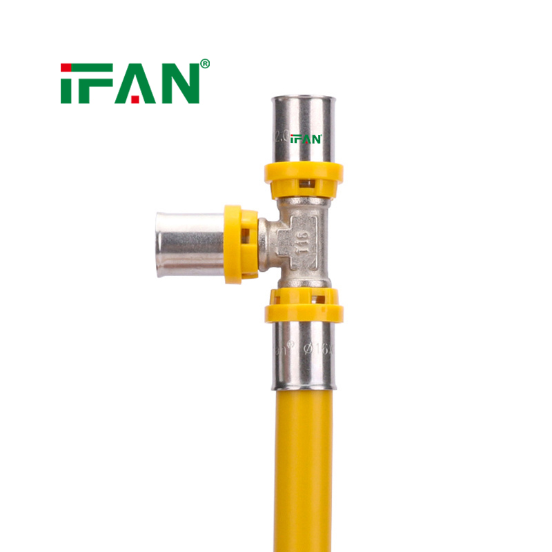 IFAN Security Guarantee PEX Press Fitting Yellow 16-32MM  Item Picture