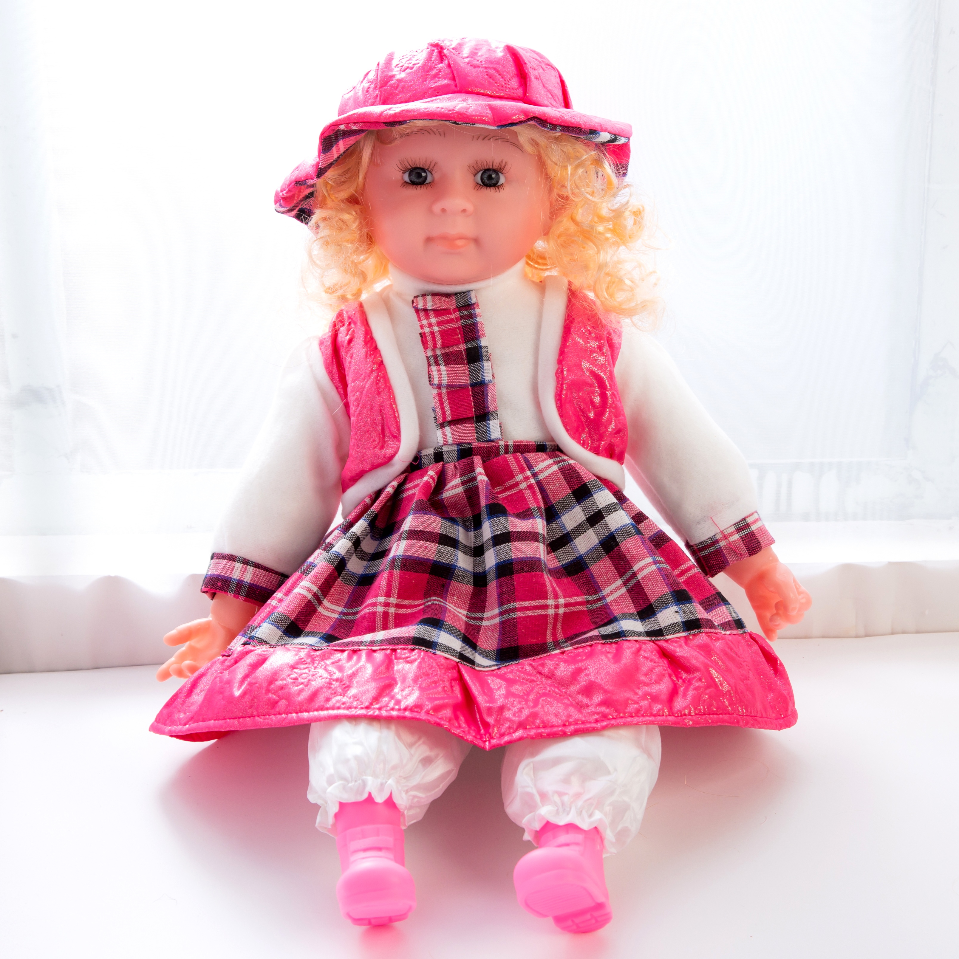 The new 24-inch music doll series of pressed cotton dolls in multi-color mixed packs is a bestseller for foreign trade details Picture