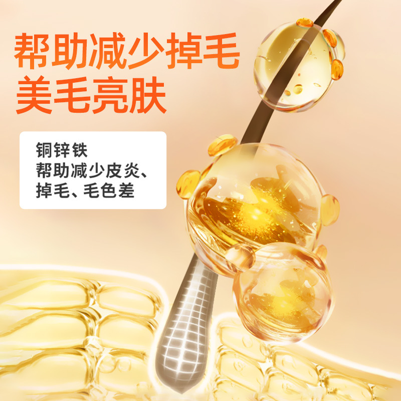 Pet trace elements, dog nutrition supplement, improvement of pica, adult and puppy pet health products Specification image