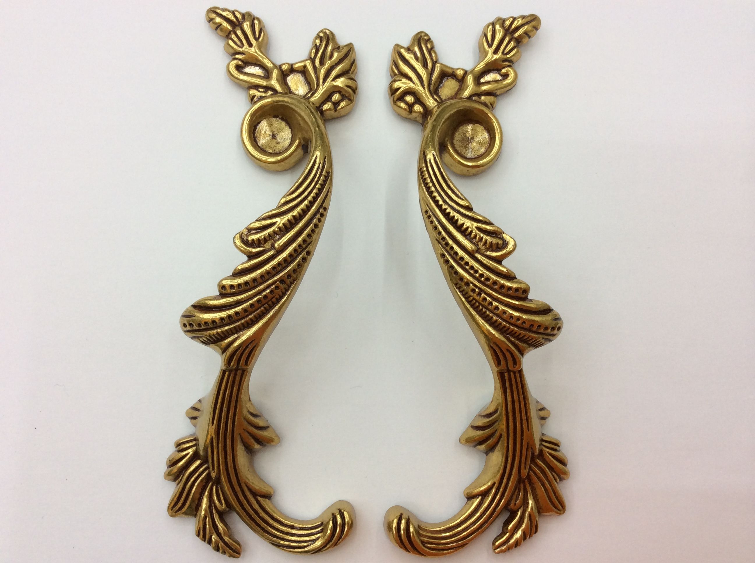 French gold carved built-in cabinet door handle furniture hardware handle