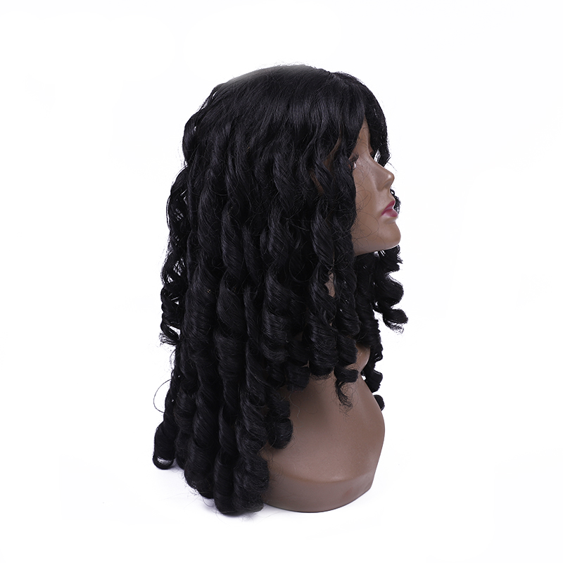 Custom-made WIGS for foreign trade COS WIGS hand-rolled medium long wigs Item Picture
