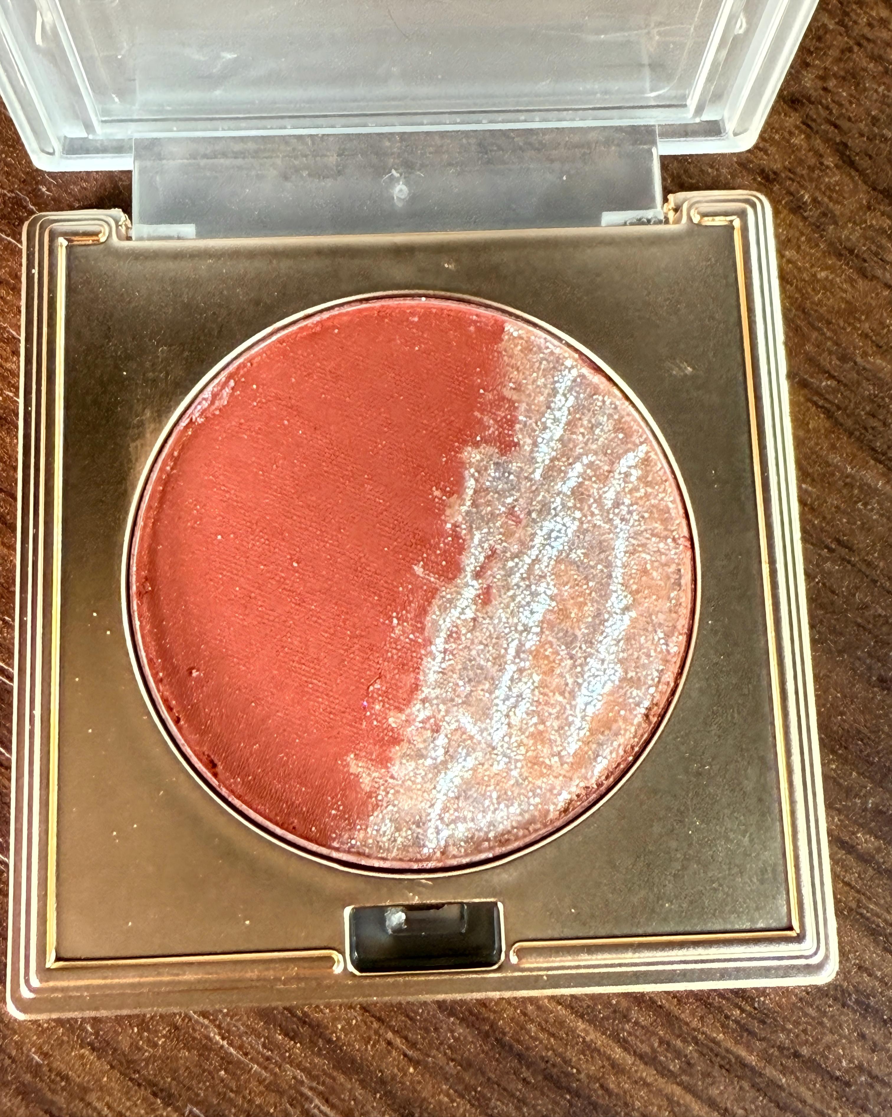 For export only, transparent plastic box packaging, two-color contouring blush, high-gloss one-piece. Supports ODM OEM customization, contouring blush, contouring blush, eyeshadow, high-gloss one-piece Specification image