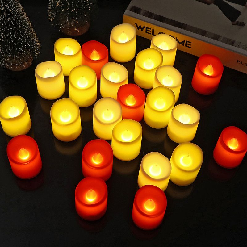 LED simulation electronic candle lighting creates an atmosphere and mood for a proposal, indoor confession, romantic scene decoration, and birthday electronic wax detail image 10