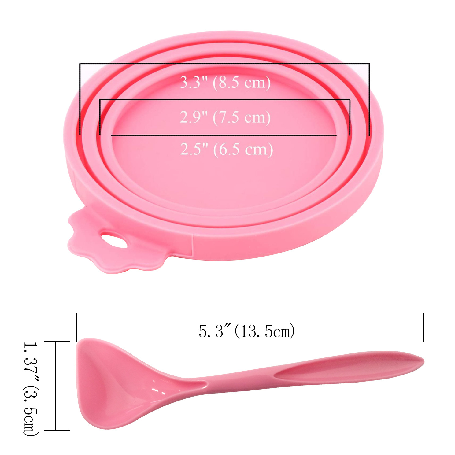 Hot-selling silicone pet can lid, fresh-keeping lid, cat and dog food sealing lid three-in-one silicone can lid details Picture