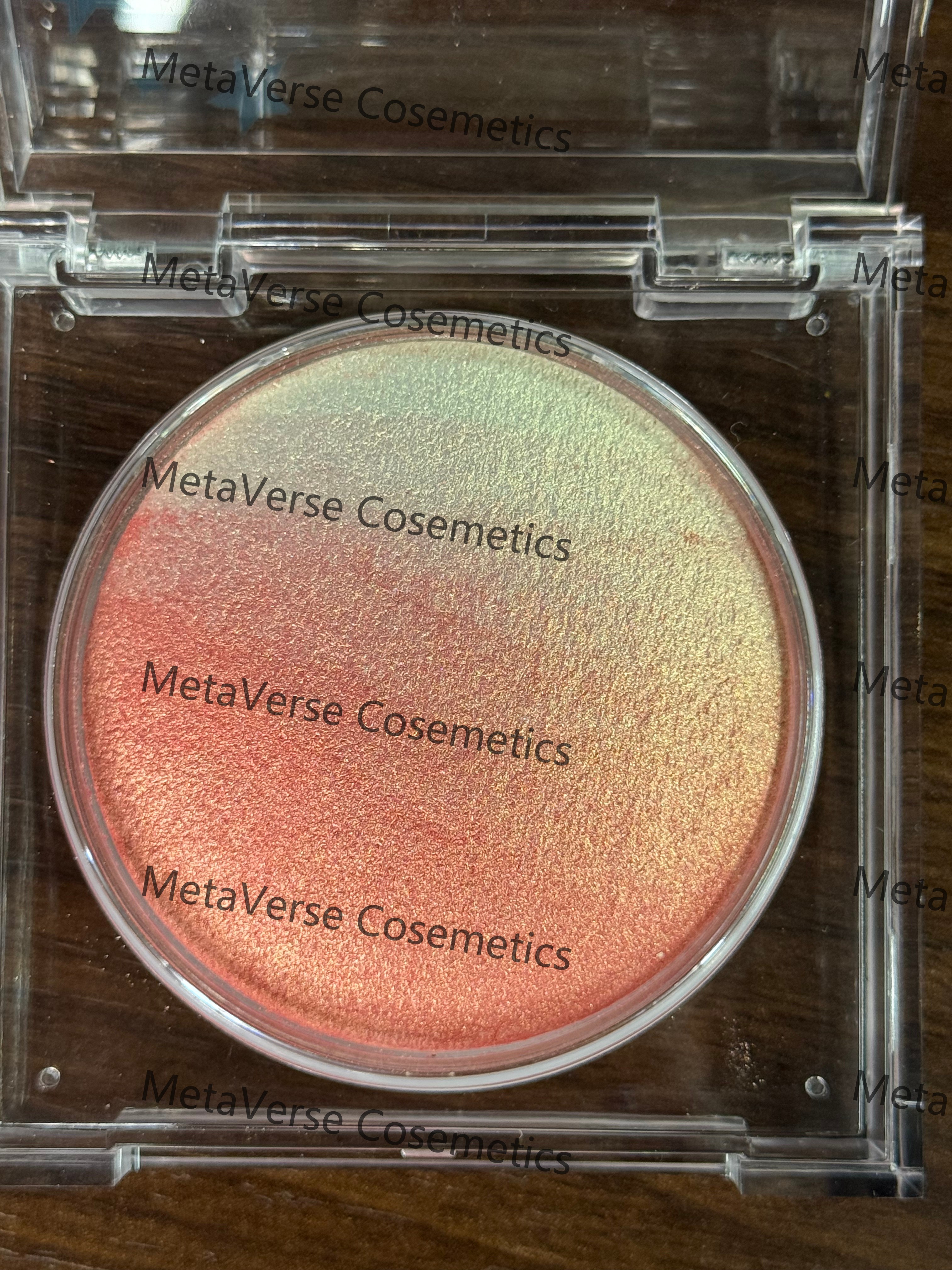 Direct sales from the makeup factory, supporting customized colored pearlescent high-gloss powder compactions for beauty, setting, brightening, long-lasting oil control, light and matte makeup Application Scenario