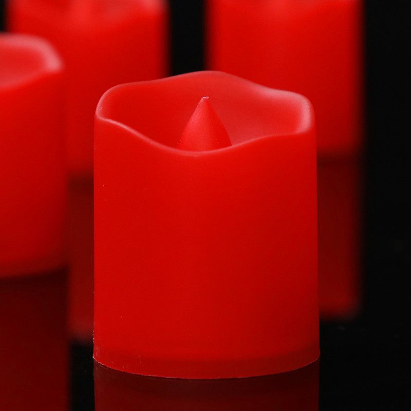 LED simulation electronic candle lighting creates an atmosphere and mood for a proposal, indoor confession, romantic scene decoration, and birthday electronic wax Item Picture