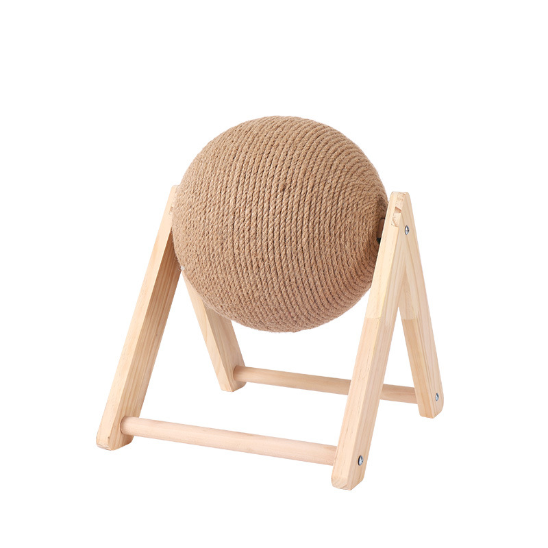 Cat scratch boards, cat toys, wooden cat scratch balls, rabbit claw grinding ropes, rope cat climbing frames, durable cat scratch posts, pet supplies Item Picture