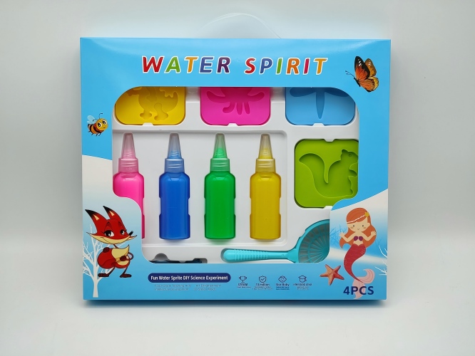 Children's Magic Water Spirit DIY Handicraft Set, 4-color safety material package, Marine animal-shaped educational science Experiment toys Application Scenario