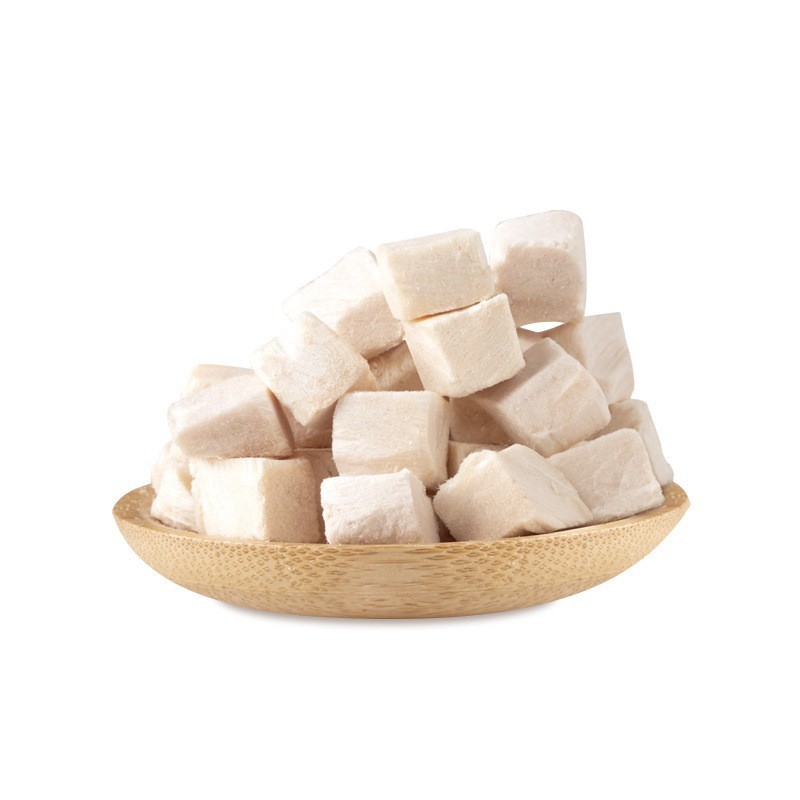 Wholesale pet freeze-dried cat snacks, freeze-dried chicken and egg yolk pieces, quail nutrition, 100g pack Item Picture