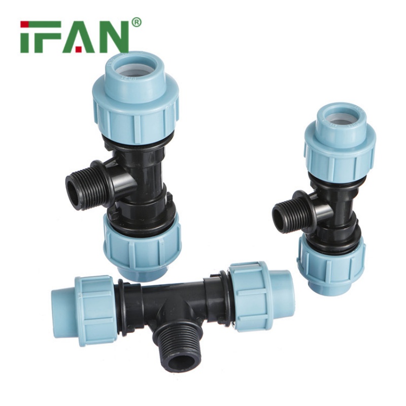IFAN Reliable PP Quick-Connect Pipe with External Thread Tee Item Picture