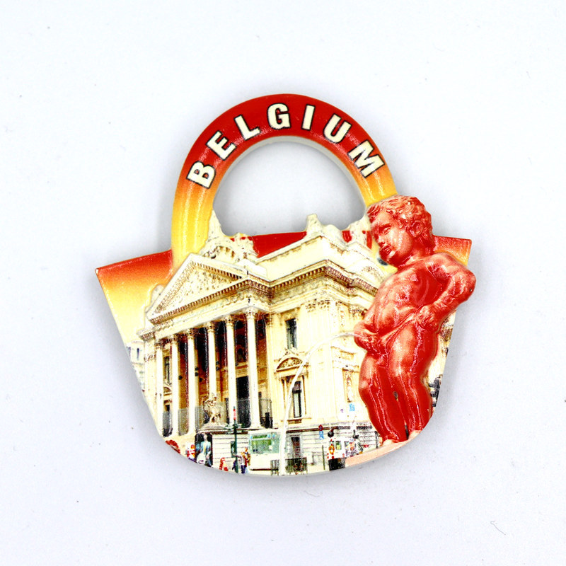 Source factory, Belgium, Brussels landmark, Peeing Boy, tourist souvenirs, resin fridge magnets, cultural and creative gifts customization and wholesale Application Scenario