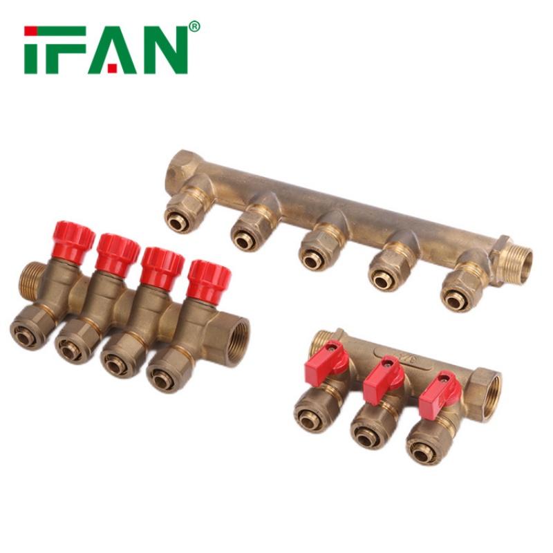 IFAN Manufacturer PEX Manifold Red Blue Color details Picture