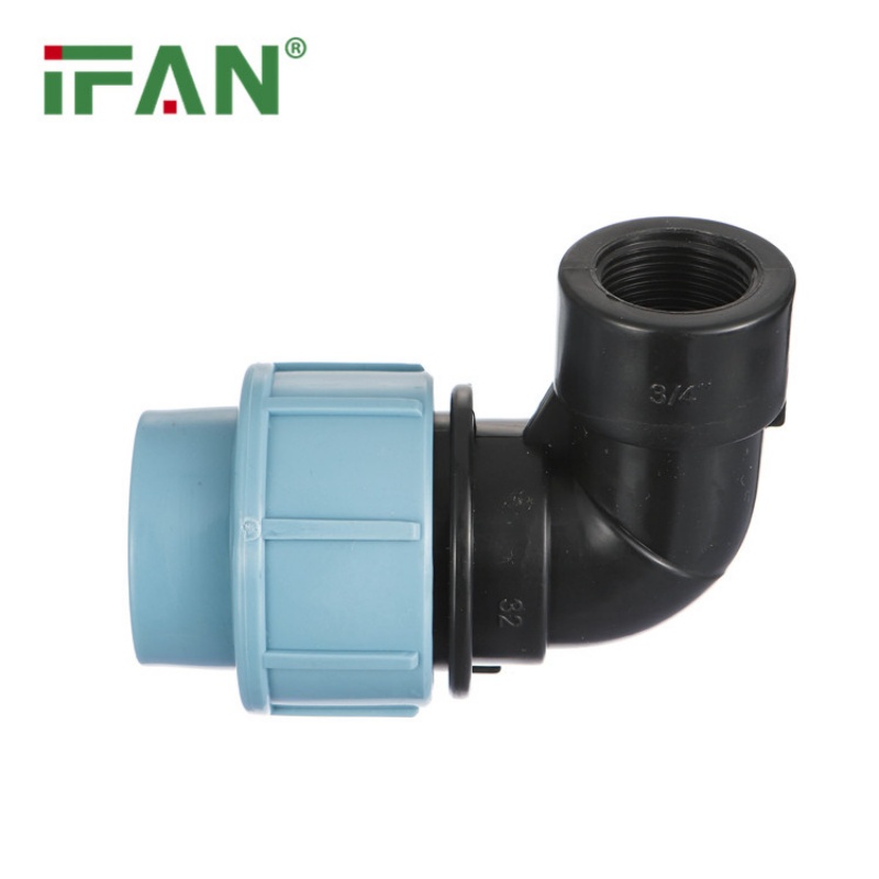 Factory PP Irrigation Quick-Connect Female-Threaded Elbow Application Scenario