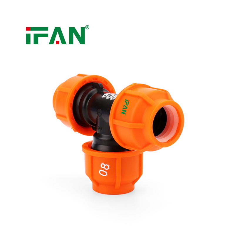 Affordable PP Quick-Connect Irrigation Fittings Tee Connect Specification image