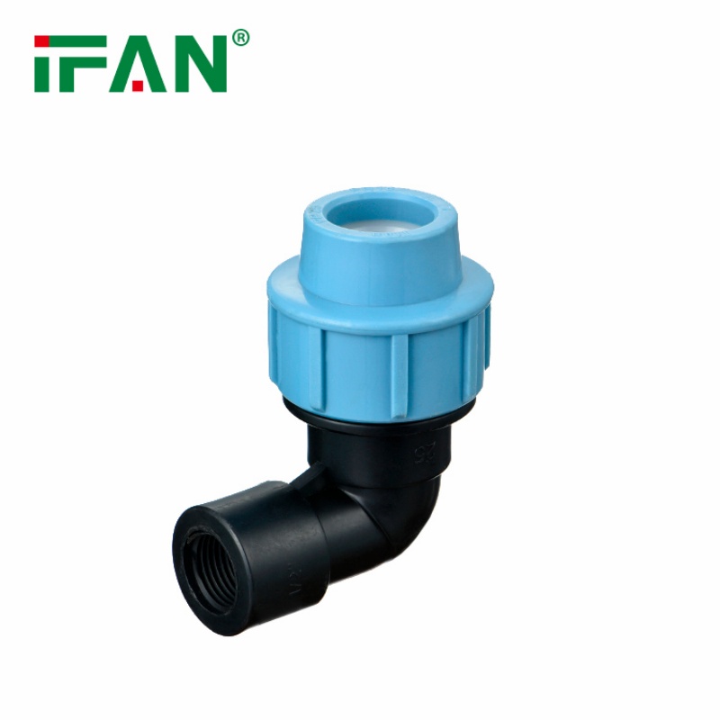 Factory PP Irrigation Quick-Connect Female-Threaded Elbow details Picture