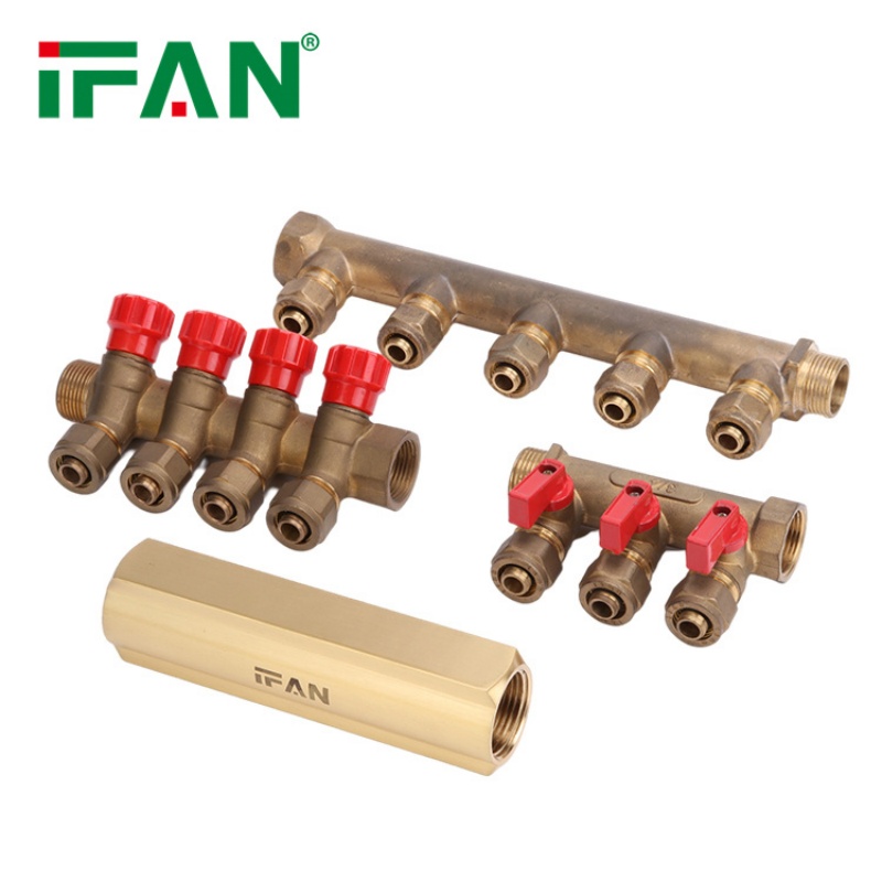 IFAN Manufacturer PEX Manifold Red Blue Color