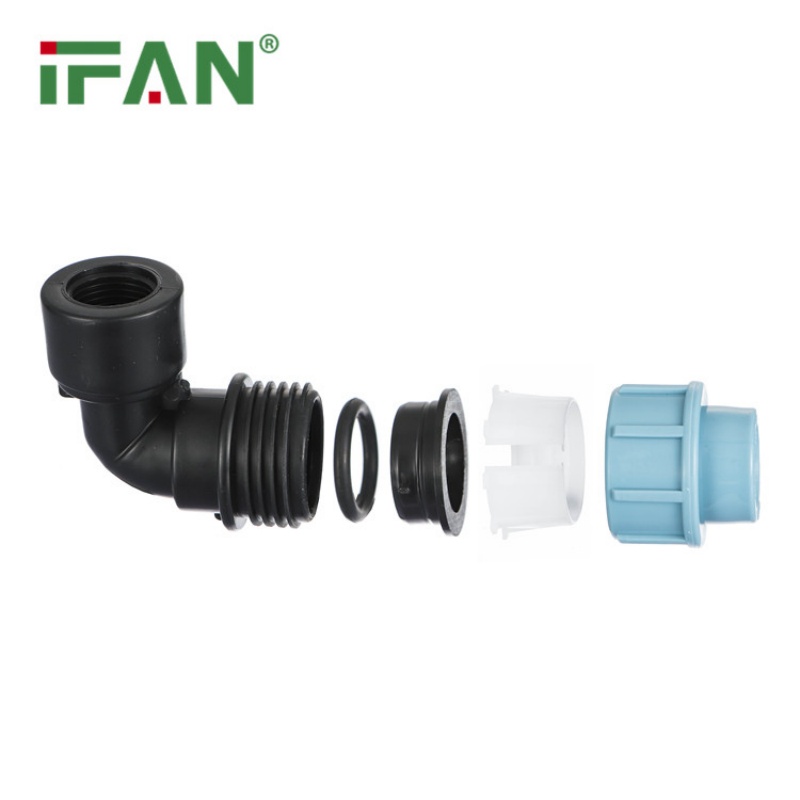 Factory PP Irrigation Quick-Connect Female-Threaded Elbow Item Picture