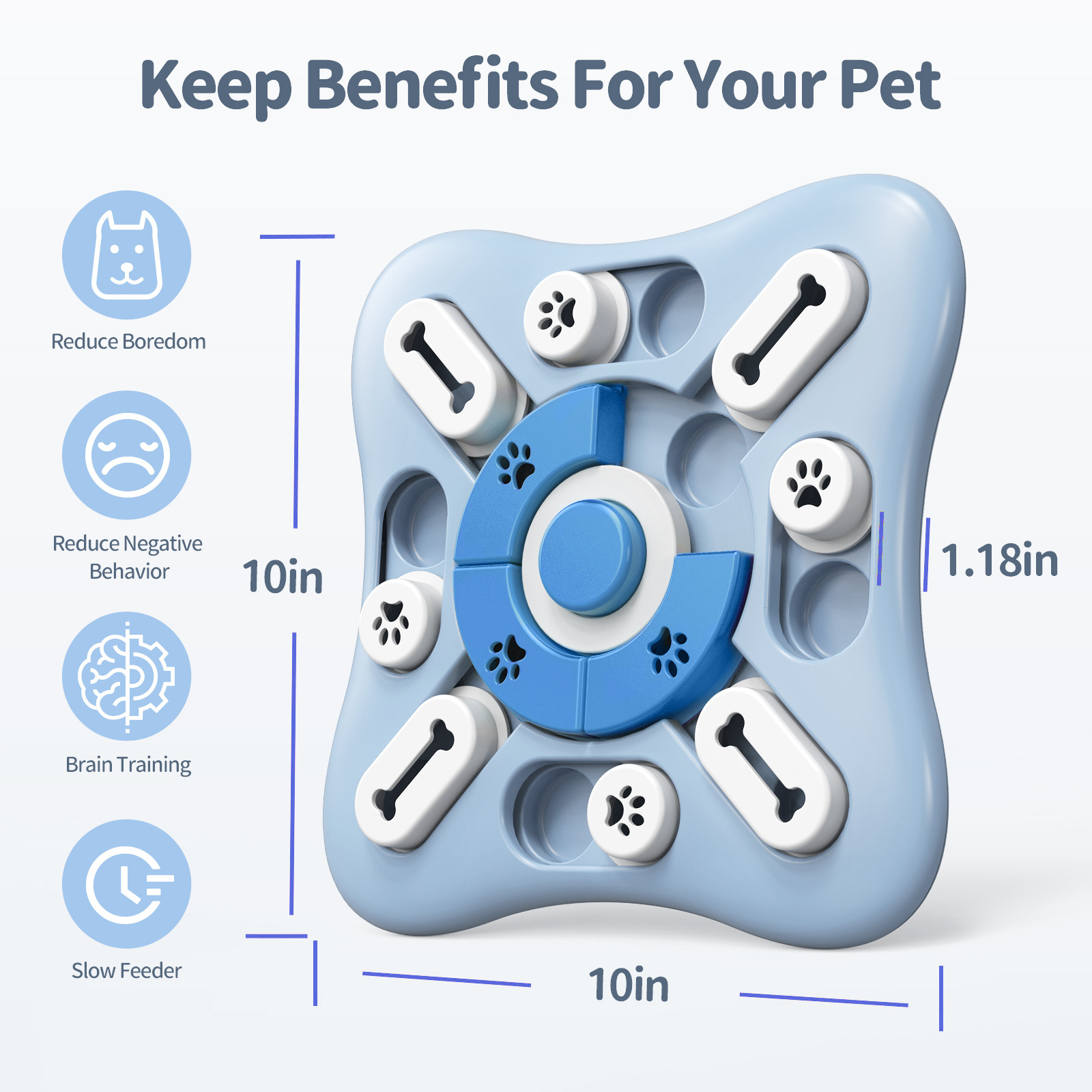 A bestseller on Amazon for pet dogs, an educational toy that can make sounds when cats and dogs eat slowly or miss food details Picture
