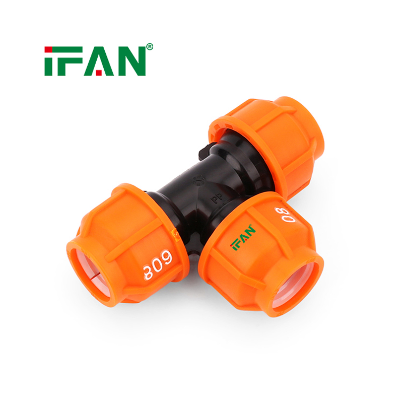 Affordable PP Quick-Connect Irrigation Fittings Tee Connect