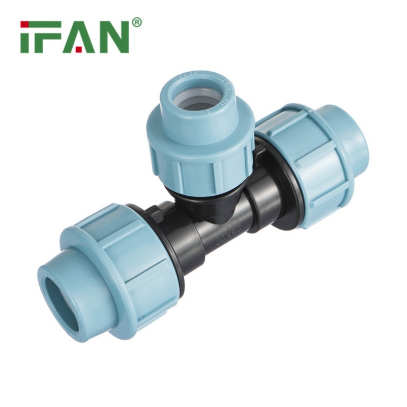 IFAN High-Strength PP Quick-Connect Fittings Reducing Tee Specification image