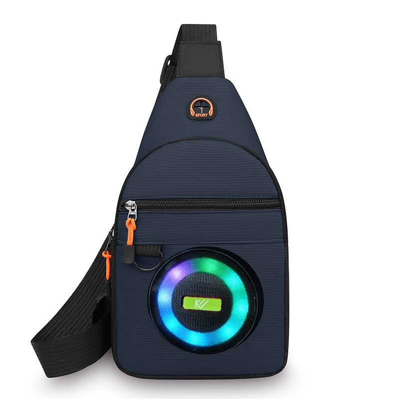 KE-004 Cycling Wireless Bluetooth Speaker, outdoor Bluetooth speaker bag, chest bag, portable single-shoulder crossbody bag, portable mini speaker Specification image