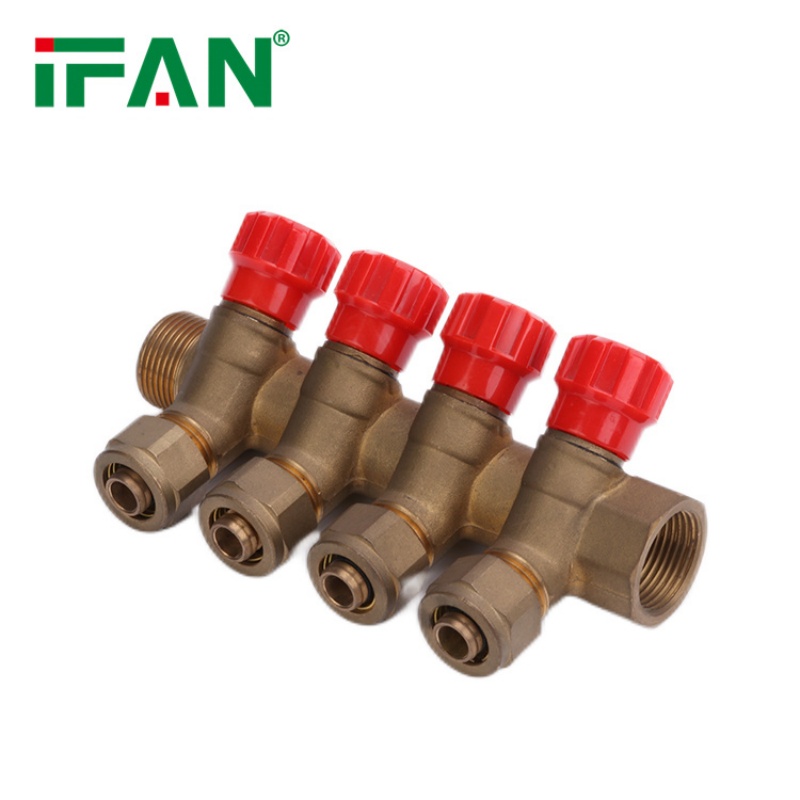 IFAN Manufacturer PEX Manifold Red Blue Color Application Scenario