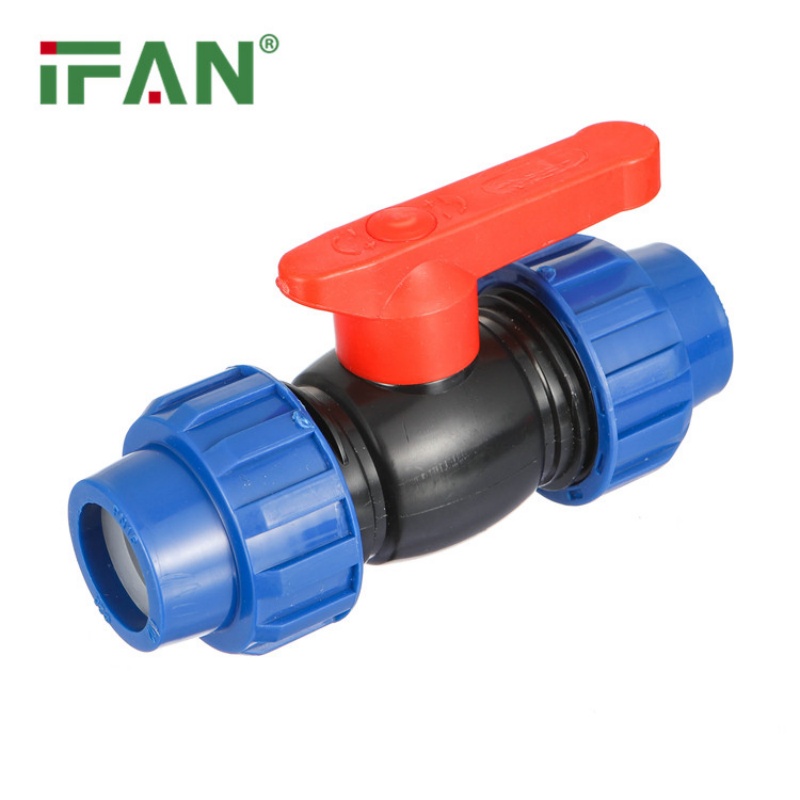 Customized IFAN PP quick-connect fittings for ball valves Application Scenario