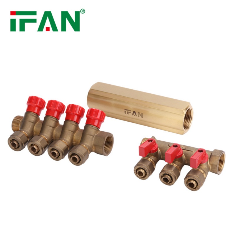 IFAN Manufacturer PEX Manifold Red Blue Color Specification image