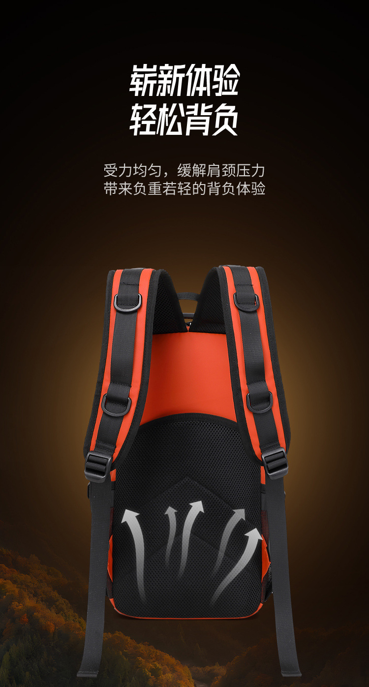 Lure bag: Outdoor backpack, multi-functional backpack, large-capacity lure fishing bag, travel mountaineering bag detail image 6