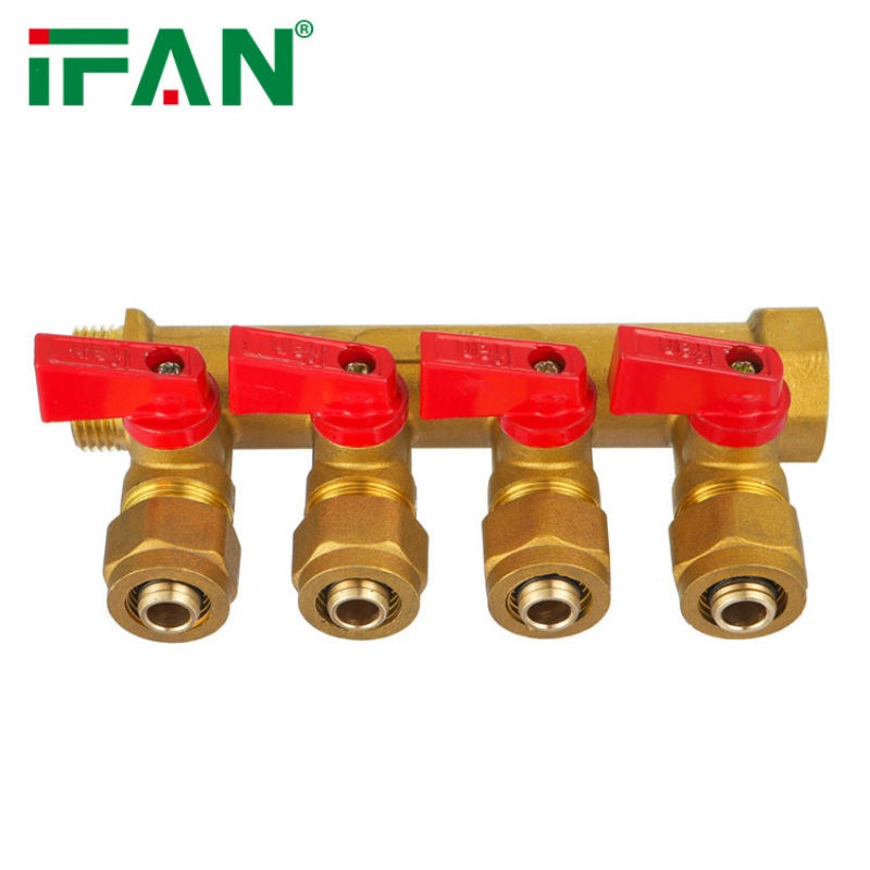 IFAN Factory Direct Brass Heating Distribution Manifold  Specification image