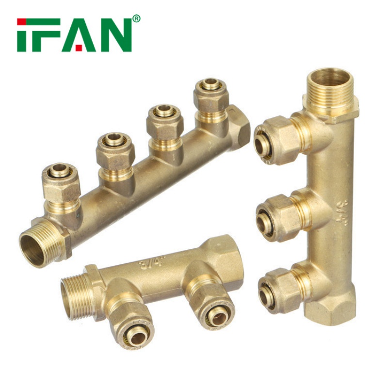 IFAN Hot Sale Underfloor Heating Manifold 2-6 Ways Manifold 