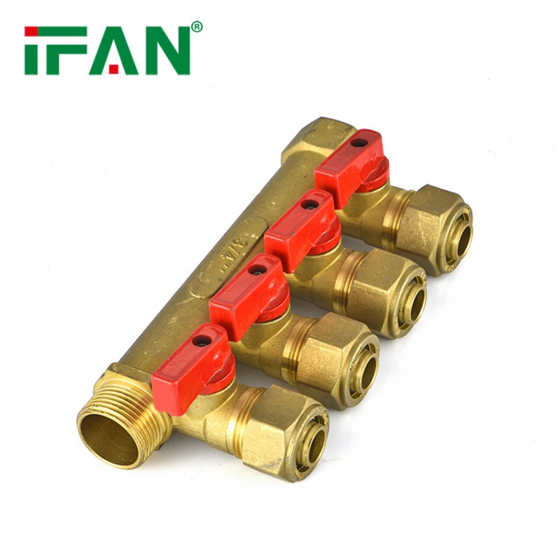 IFAN Factory Direct Brass Heating Distribution Manifold  details Picture