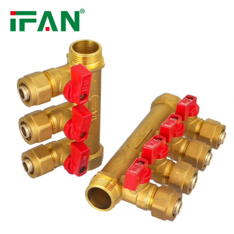 IFAN Factory Direct Brass Heating Distribution Manifold  Item Picture