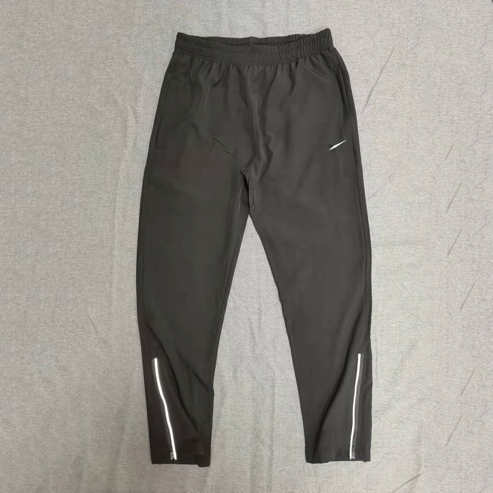 Wholesale 2026 cross-border running pants, track and field long pants, men's quick-drying pants, sports student training pants, sports pants, fitness ice silk thin style summer