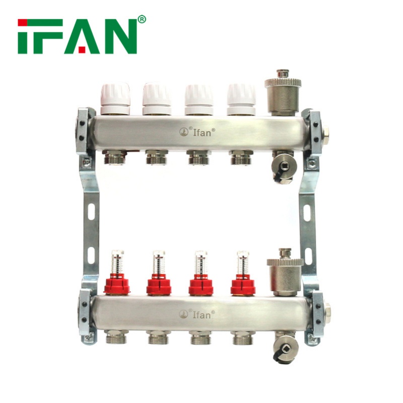 IFAN ASTM F877 Floor Heating Manifold 16mm 2-5 Holes 