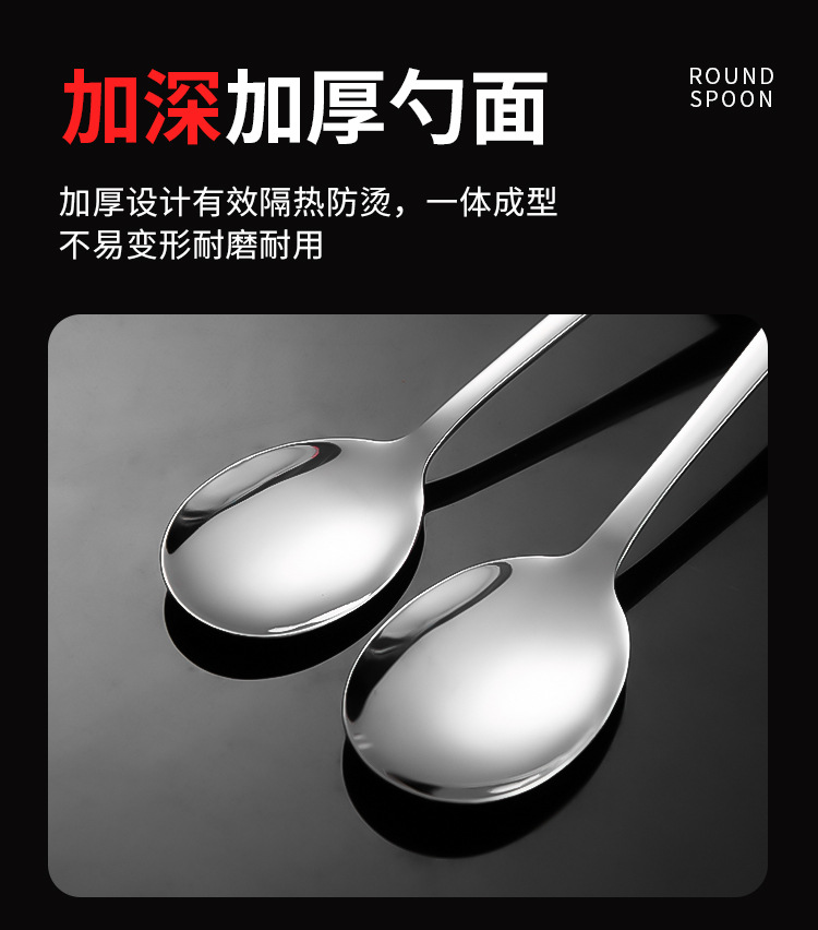 Silver stainless steel tableware set with wooden spoons, knives and forks, hotel supplies and knife gift box pic 12