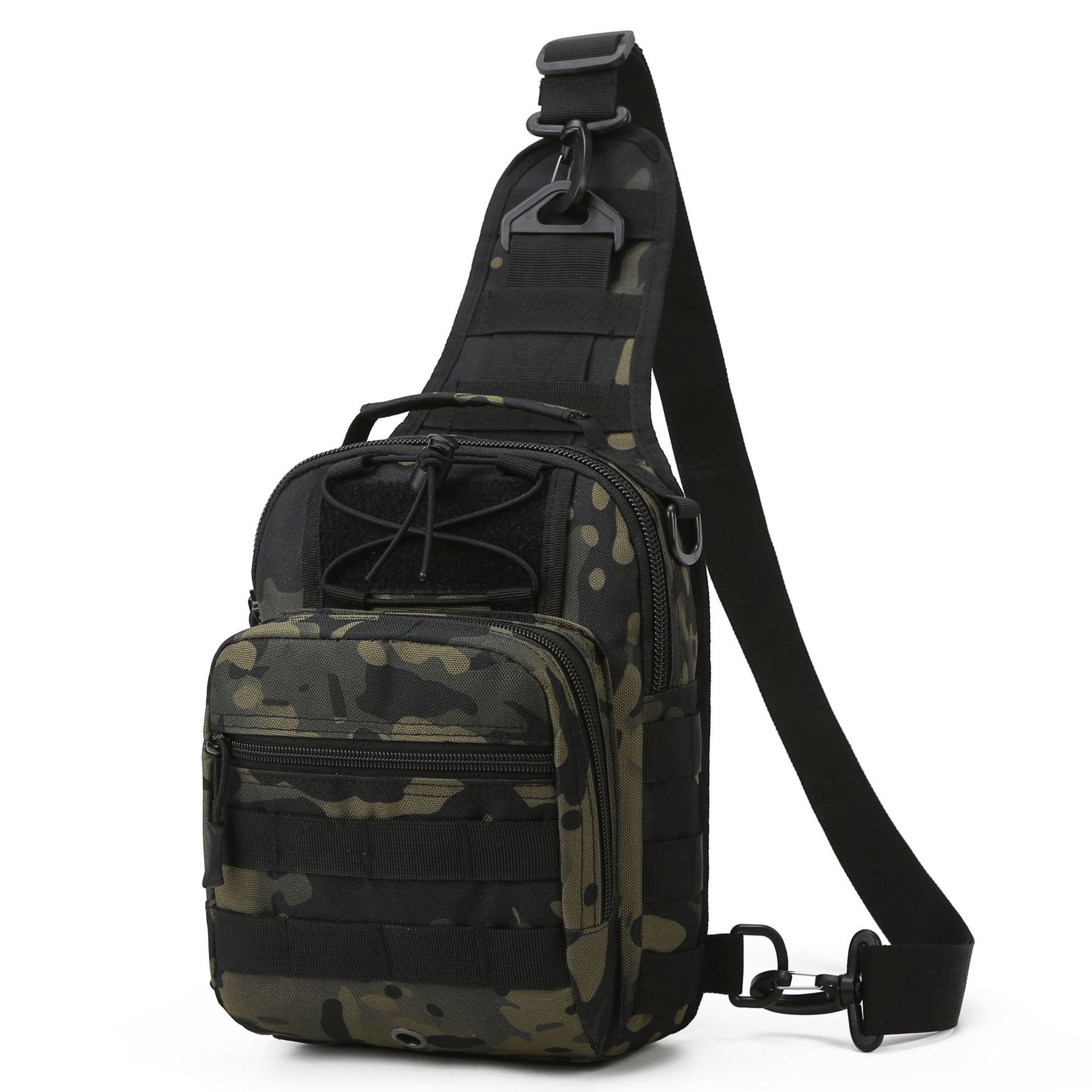 Lure bag: Multi-functional tactical crossbody bag, men's outdoor lure bag, sports cycling chest bag, men's daily commuting single-shoulder bag