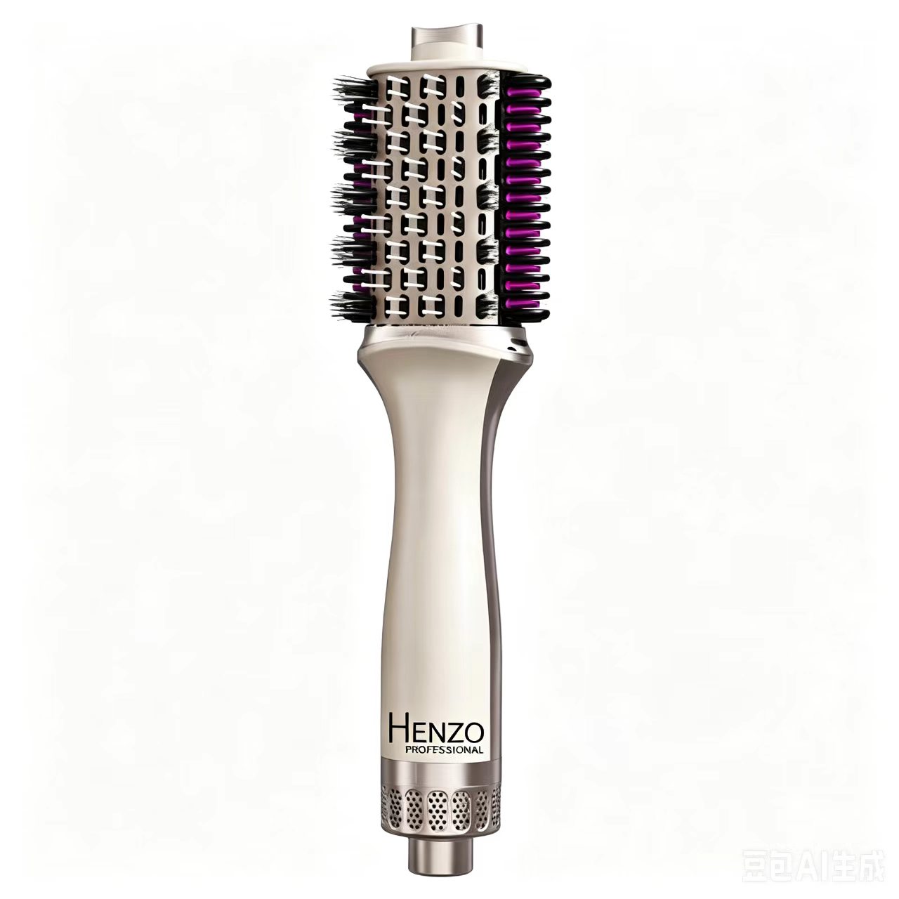 HENZO professional 专业吹风机梳，集造型与护发于一体，时尚设计，高效便捷