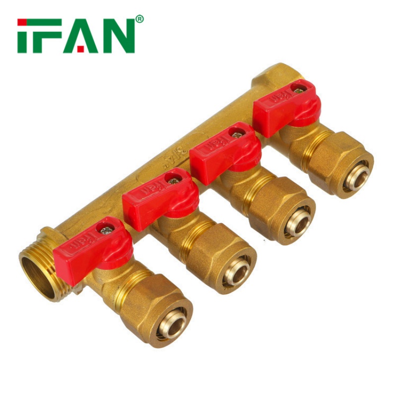 IFAN Factory Direct Brass Heating Distribution Manifold  Application Scenario